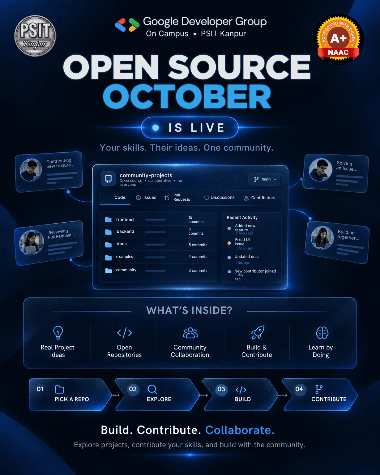 Open Source October at GDGoC PSIT Is Now Live 🚀